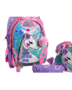 16 Inch Trolley Bag 3 Pcs Set - Unicorn